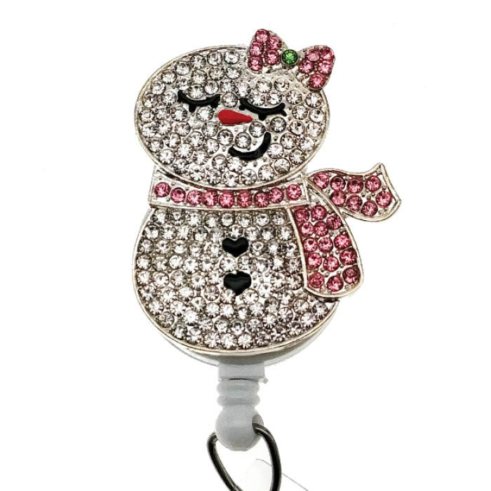 SAS-163 - SassyBadge Retractable Badge Reel - Snow Princess